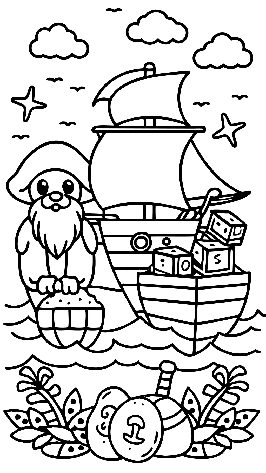 coloriage de pirate